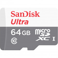 ULTRA MICROSDXC 64GB UHS-I + SD ADAPTER MEMORIA FLASH CLASE 10