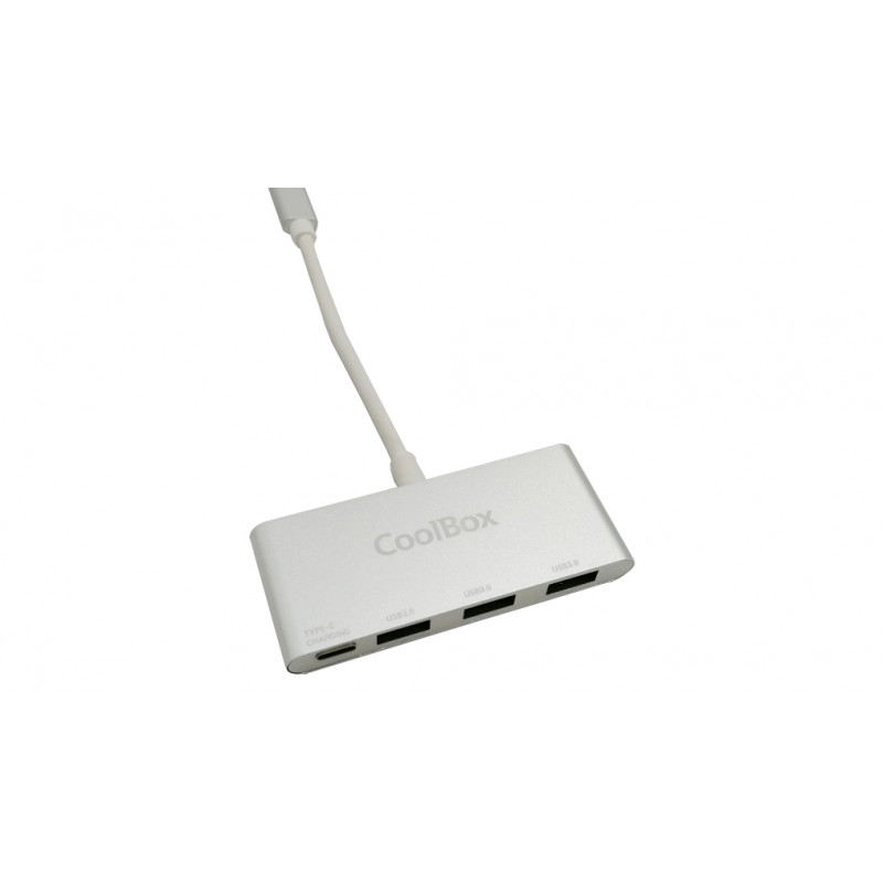 COO-HUC3U3PD HUB DE INTERFAZ USB 3.2 GEN 1 (3.1 GEN 1) TYPE-C 5000 MBIT/S ALUMINIO