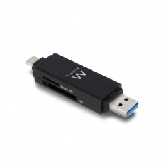 EW1075 LECTOR DE TARJETA USB 3.2 GEN 1 (3.1 GEN 1) TYPE-A/TYPE-C NEGRO