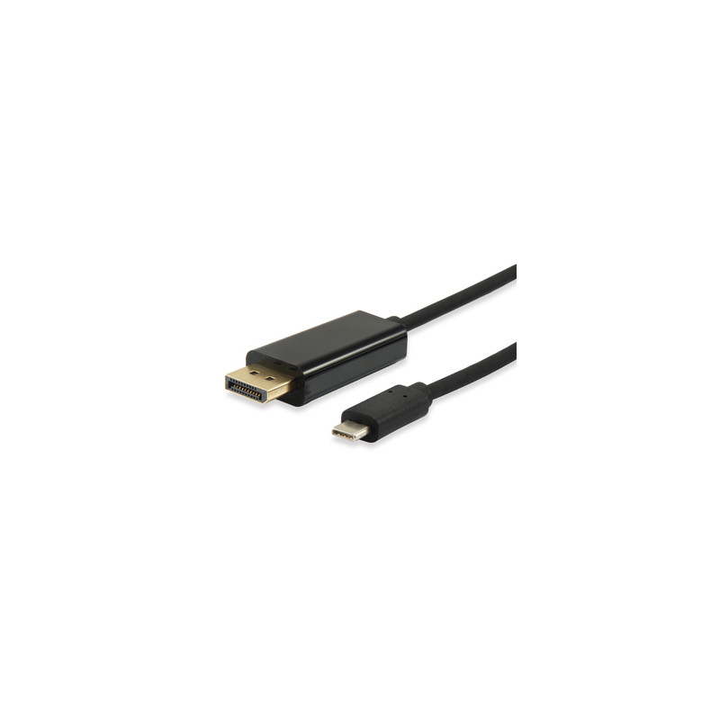 133467 ADAPTADOR DE CABLE DE VÍDEO 1,8 M USB TIPO C DISPLAYPORT NEGRO
