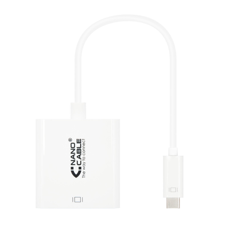 CONVERSOR USB-C A DVI-D, 15 CM