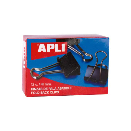 CAJA 12 PINZAS DE PALA APLI ABATIBLE 41mm