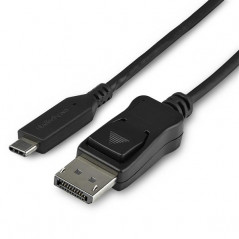 CABLE DE 1M USB-C A DISPLAYPORT 1.4 - CONVERTIDOR ADAPTADOR DE VÍDEO USB TIPO C 8K/5K/4K - HBR3/HDR/DSC - CABLE CONVERSO