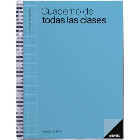 CUADERNO ADDITIO DE TODAS LAS CLASES CASTELLANO