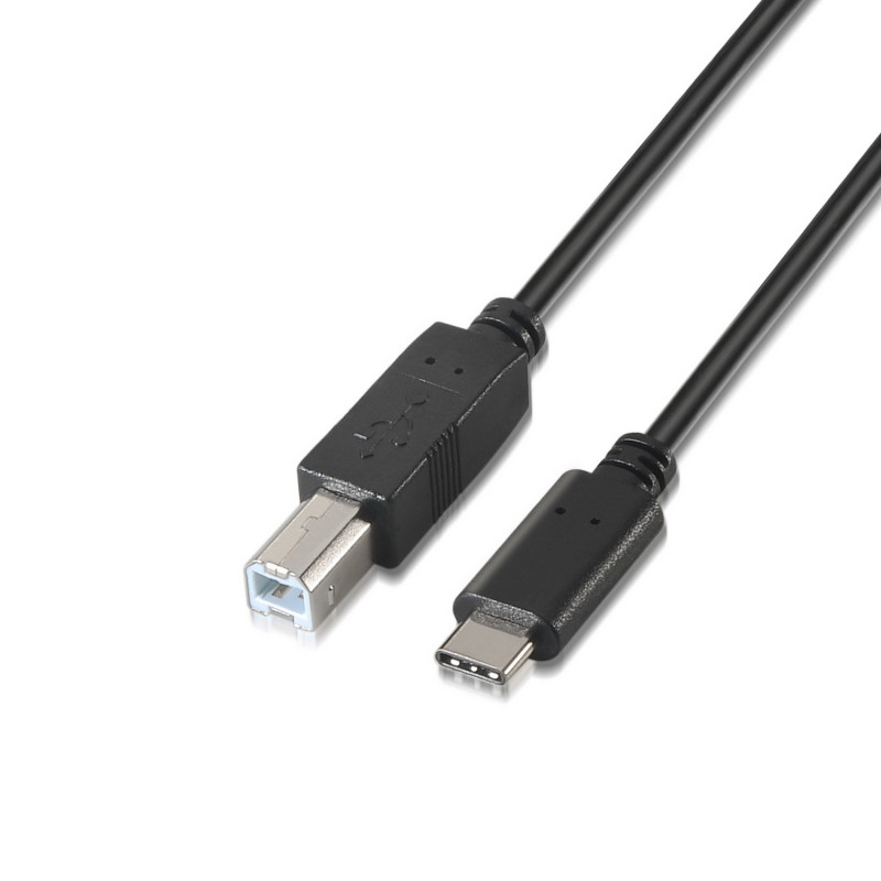 A107-0053 CABLE USB 1 M USB 2.0 USB C USB B NEGRO
