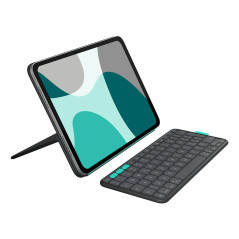 FLIP FOLIO QWERTY ESPAÑOL BLUETOOTH GRAFITO