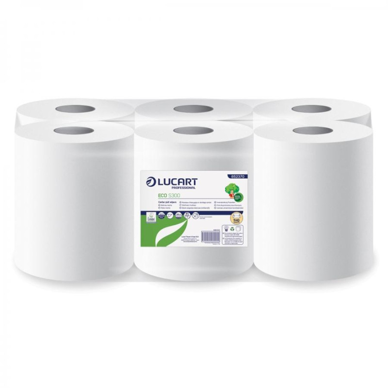 PACK 6 BOBINAS SECAMANOS LUCART ECO S300 PACK 6 BOBINAS SECAMANOS LUCART ECO S300