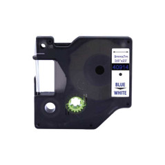 CINTA ROTULAR A-SERIES PARA DYMO D1 9 mm x 7m MANUAL AZUL/BLANCO