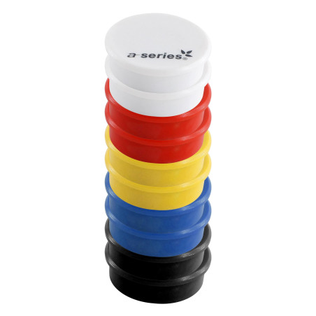 CAJA 10 IMANES A-SERIES 38mm SURTIDOS