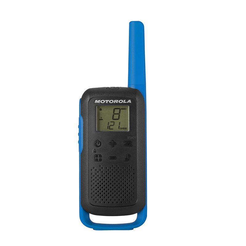 TALKABOUT T62 TWO-WAY RADIOS 16 CANALES 12500 MHZ NEGRO, AZUL