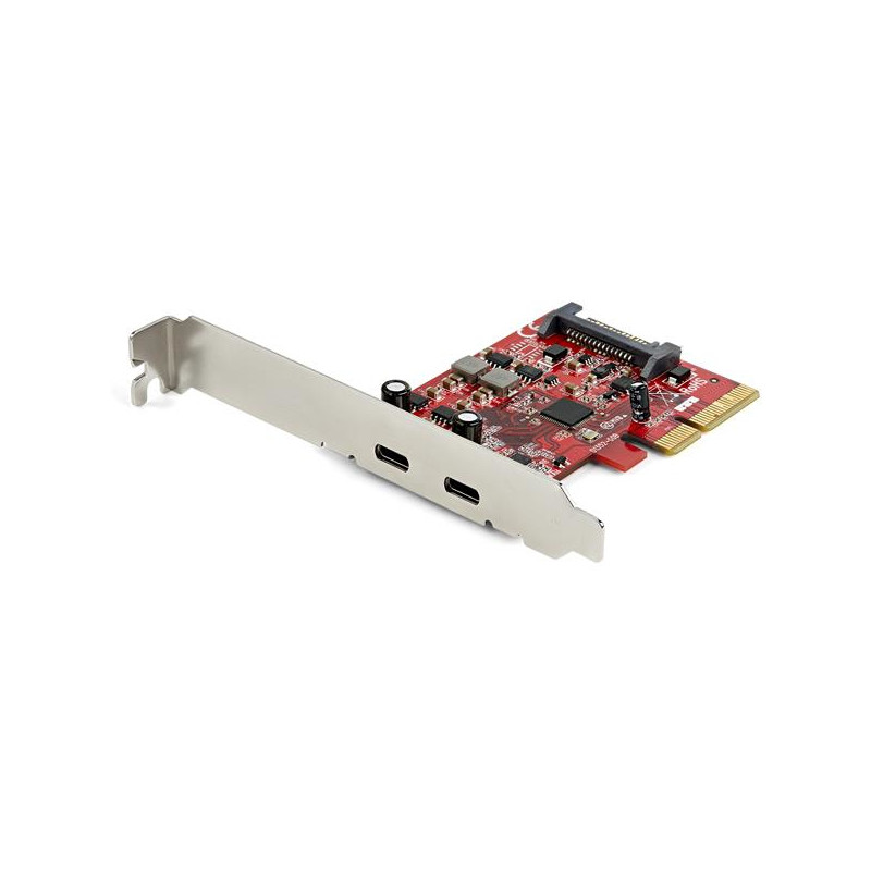 TARJETA ADAPTADORA PCI EXPRESS DE 2 PUERTOS USB-C 3.1 GEN 2 10GBPS