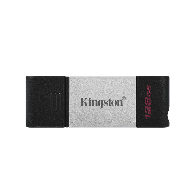 DATATRAVELER 80 UNIDAD FLASH USB 128 GB USB TIPO C 3.2 GEN 1 (3.1 GEN 1) NEGRO, PLATA