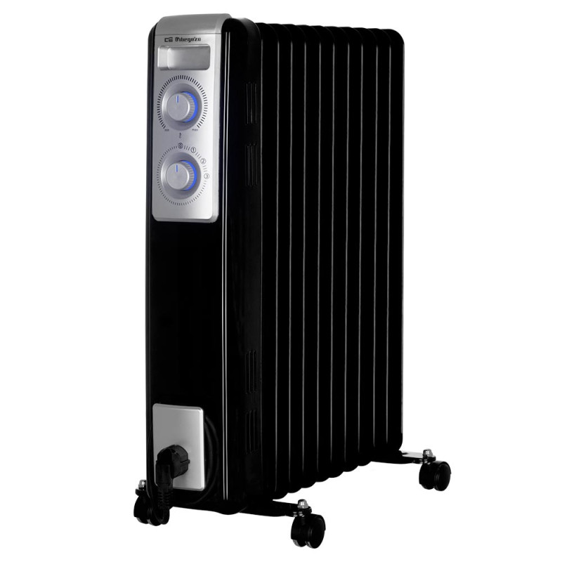 RN 2500 CALEFACTOR ELÉCTRICO INTERIOR NEGRO 2500 W RADIADOR DE ACEITE ELÉCTRICO