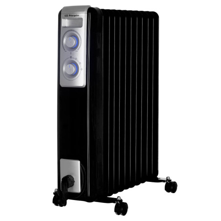 RN 2500 CALEFACTOR ELÉCTRICO INTERIOR NEGRO 2500 W RADIADOR DE ACEITE ELÉCTRICO