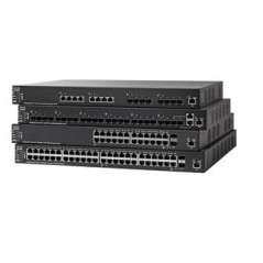 SX550X-24F 24-PORT 10G SFP+ STACKABLE MANAGED SWITCH GESTIONADO L3 NEGRO