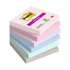 PACK 6 BLOCS NOTAS POST-IT SOULFUL 76x76mm