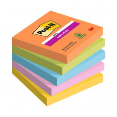 PACK 5 BLOCS NOTAS POST-IT BOOST 76x76mm