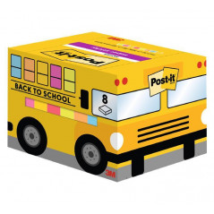 PACK 8 BLOCS NOTAS POST-IT 63,5x76mm SUPER STICKY® BUS