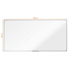 PIZARRA BLANCA NOBO ESSENCE 240x120cm MELAMINA