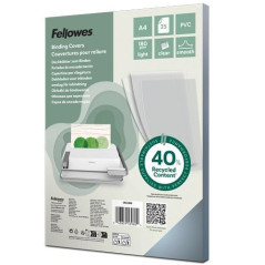 PACK 25 PORTADAS PARA ENCUADERNAR FELLOWES A4 180 MICRAS