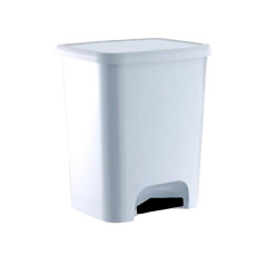 PAPELERA DE PLÁSTICO CON PEDAL 25L
