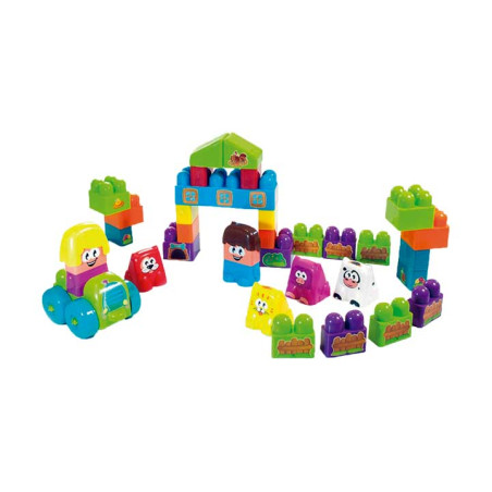 CAJA 38 PIEZAS MINILAND "SUPER BLOCKS: GRANJA"