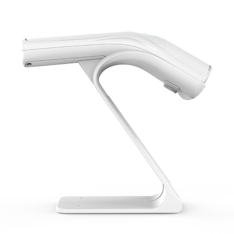 LECTOR CÓDIGO BARRAS 2D USB BOTÓN BLANCO