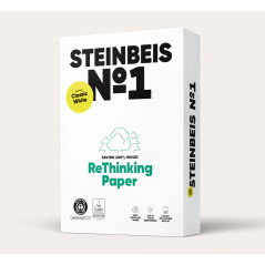 PAQUETE 500h PAPEL RECICLADO STEINBEIS CLASSIC WHITE A3