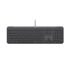 SIGNATURE SLIM WIRED K620 FOR BUSINESS TECLADO UNIVERSAL USB QWERTY PORTUGUÉS GRAFITO