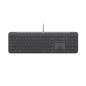SIGNATURE SLIM WIRED K620 FOR BUSINESS TECLADO UNIVERSAL USB QWERTY PORTUGUÉS GRAFITO