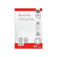 BLOC DE NOTAS A-SERIES A5 LISO CON TAPA 50h