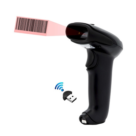 IGG315705 LECTOR DE CÓDIGO DE BARRAS LECTOR DE CÓDIGOS DE BARRAS PORTÁTIL 1D LASER NEGRO