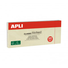 PACK 3 BLOCS 100h NOTAS ADHESIVAS APLI "CLASSIC" 40x50mm