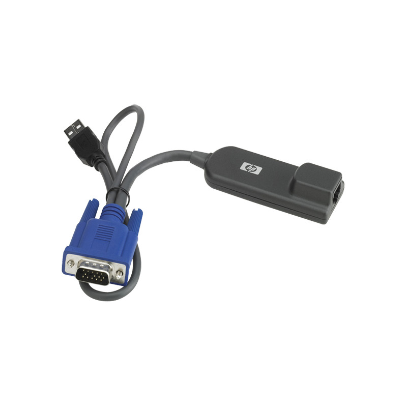 KVM CONSOLE USB INTERFACE ADAPTER CABLE PARA VIDEO, TECLADO Y RATÓN (KVM) NEGRO