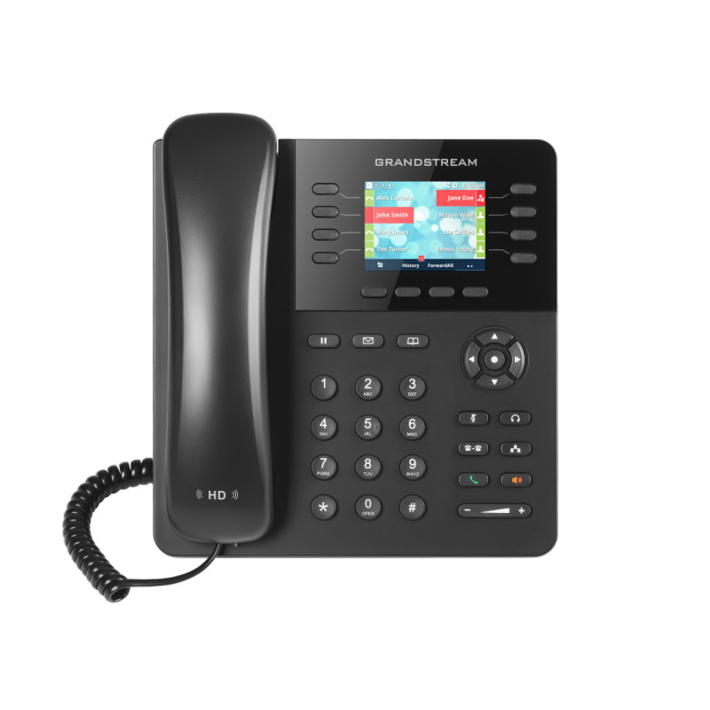 GXP2135 TELÉFONO IP NEGRO 8 LÍNEAS TFT