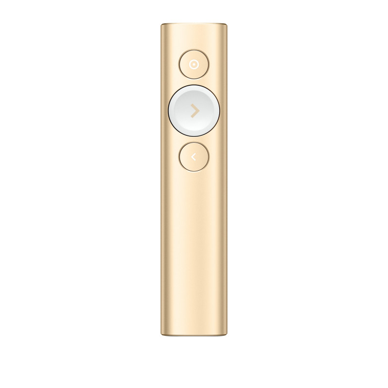 SPOTLIGHT PRESENTATION REMOTE APUNTADOR INALÁMBRICOS BLUETOOTH/RF ORO