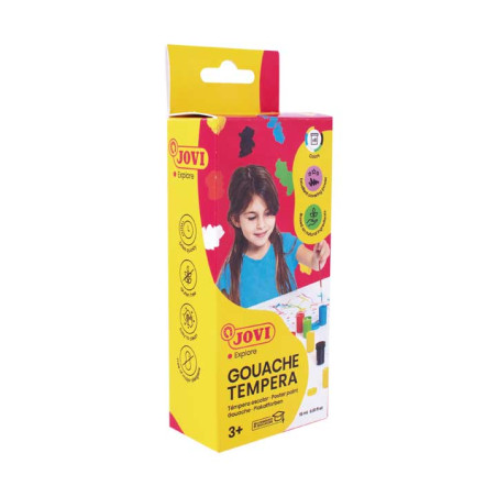 ESTUCHE 6 TÉMPERAS JOVI GOUACHE 15ml