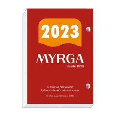 CALENDARIO 2023 MYRGA "TACO Nº2" 8,3x12cm CASTELLANO