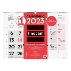 CALENDARIO DE PARED 2023 FINOCAM "NEUTRO: MIXTO XL" CASTELLANO