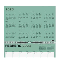 CALENDARIO DE PARED 2023 MIQUELRIUS "CHROMAT" 42x29,6cm CASTELLANO