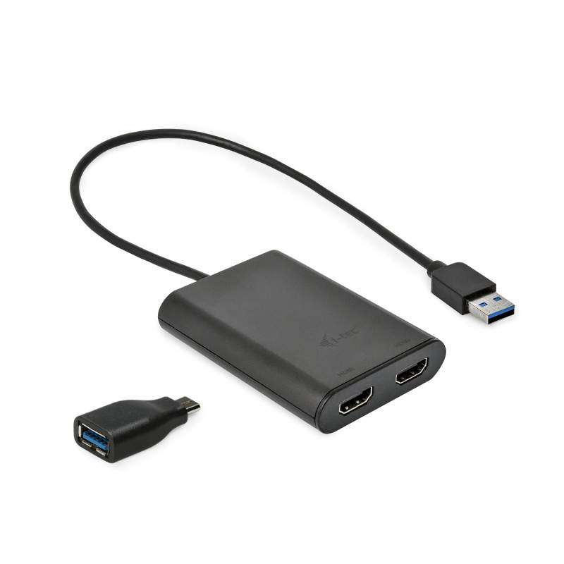 USB 3.0 / USB-C DUAL ADAPTADOR DE VIDEO DE 4K HDMI