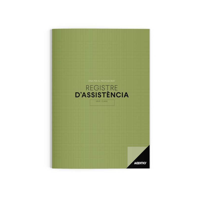 CUADERNO DE ASISTENCIA ADDITIO CATALÁN