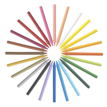 ESTUCHE 18 CERAS BIC KIDS PLASTIDECOR