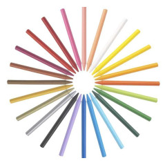ESTUCHE 24 CERAS BIC KIDS PLASTIDECOR