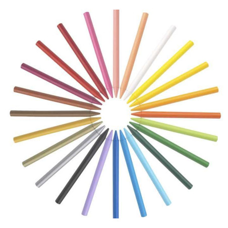 ESTUCHE 24 CERAS BIC KIDS PLASTIDECOR