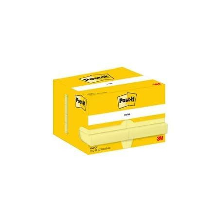 PACK 12 BLOCS DE NOTAS POST-IT REPOSICIONABLES 51x76mm