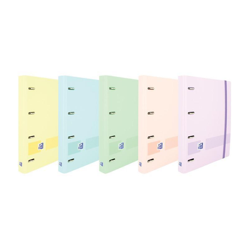 CARPETA OXFORD "EUROPEANBINDER+: LIVE&GO" A4+ HORIZONTAL COLORES PASTEL