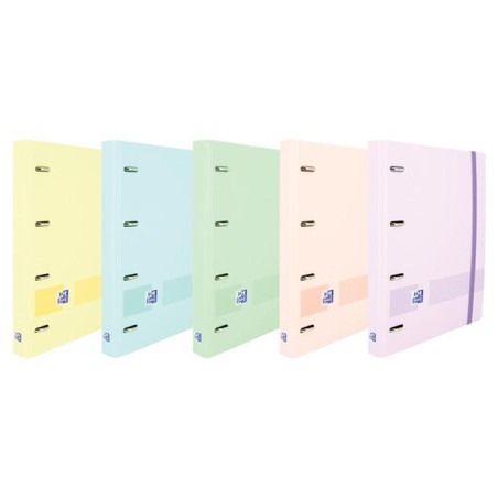 CARPETA OXFORD "EUROPEANBINDER+: LIVE&GO" A4+ HORIZONTAL COLORES PASTEL