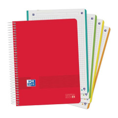 CUADERNO OXFORD "EUROPEANBOOK 4 LIVE&GO" A5+ 120h COLORES VIVOS