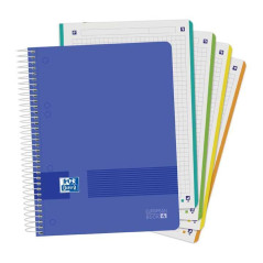 CUADERNO OXFORD "EUROPEANBOOK 4 LIVE&GO" A5+ 120h COLORES VIVOS